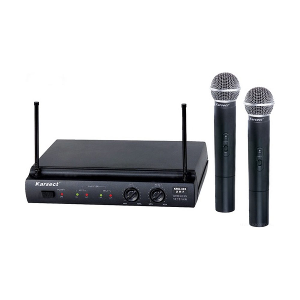 c8f29e01362b9a5cfeb04c851ef60cde סט אלחוטי VHF כפול 2 ידני KRV20/KST53V Karsect – תמונה 1