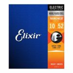 סט מיתרים לחשמלית ELIXIR NANOWEB 10-52