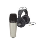 סט קונדנסר לאולפן + אוזניות SAMSON C01 MIC + SR850 HDPHONE