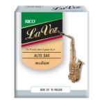עלים לסקסופון אלט (10 יח') LA VOZ MEDIUM