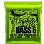 סט מיתרים לבס Ernie Ball Regular Slinky 5 string 45-130