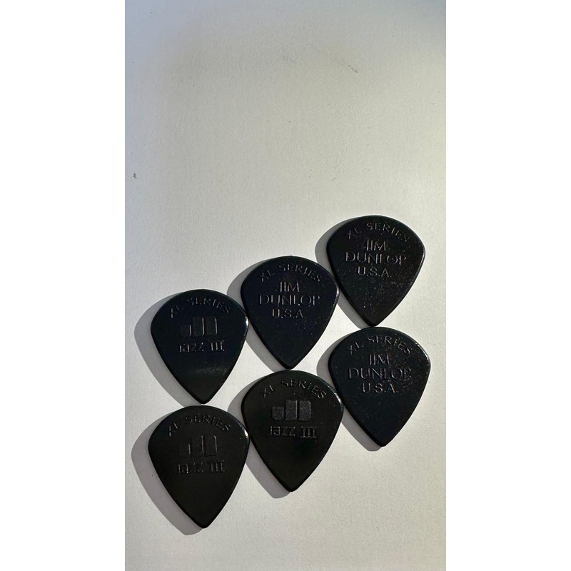 WhatsApp Image 2024-07-01 at 20.47.57 (1) מארז 6 יחידות מפרטי ג'אז שחור DUNLOP 3 Small – תמונה 1
