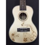 ⁦יוקללה "24 קונצרט עם עיטורי פרחים Romeo Excellence UK-2770-23 Aloha⁩ – תמונה ⁦2⁩