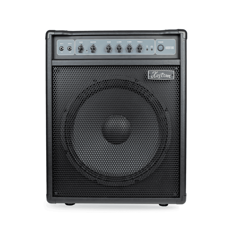 מגבר לבס KUSTOM KXB100 100W 4 BAND EQ 115 מגבר לבס "KUSTOM KXB100 100W 4 BAND EQ 1*15 – תמונה 1
