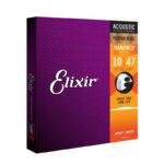 סט מיתרים לאקוסטית ELIXIR 16002 NANO Phosphor Bronze 0.10