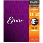 סט לאקוסטית ELIXIR 16027 NANO Phosphor Bronze 0.11