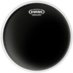 עור "10 שחור Evans Black Chrome Batter Head BLK CHR CLR