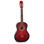 גיטרה קלאסית + נרתיק INFINITY KM-3911RB RED BURST MATT