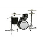 מערכת תופים LUDWIG BREAKBEATS LC179BKS Black Gold Sparkle 016