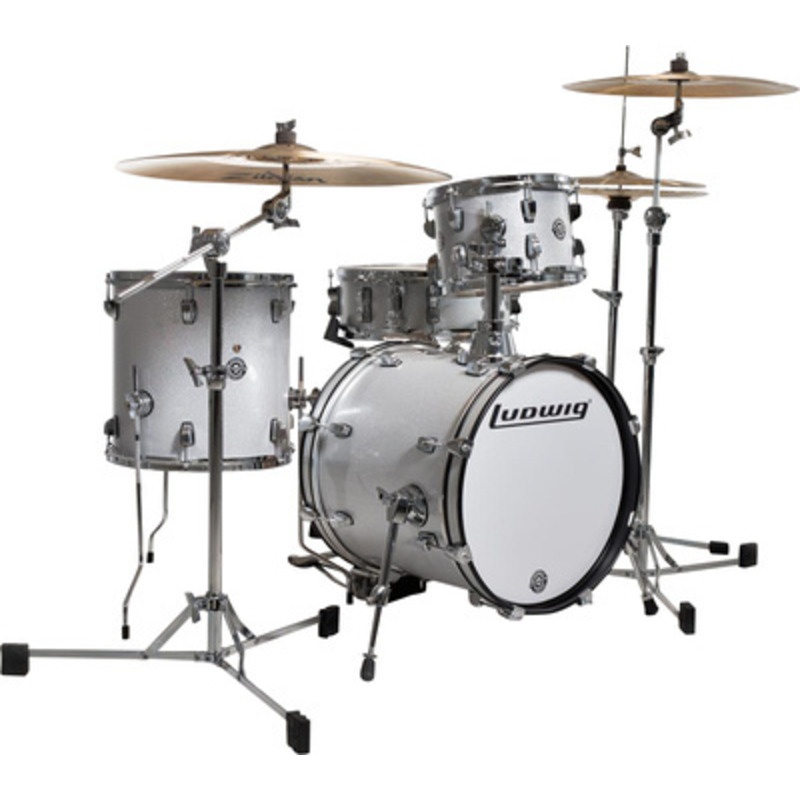 מערכת תופים LUDWIG BREAKBEATS LC179WTS White Sparkle 028 מערכת תופים LUDWIG BREAKBEATS LC179WTS White Sparkle 028 – תמונה 1