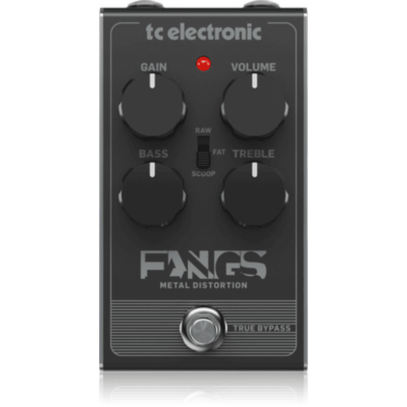 אפקט דיסטורשיין Tc Electronic FANGS METAL DISTORTION אפקט דיסטורשיין Tc Electronic FANGS METAL DISTORTION – תמונה 1