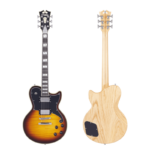 ⁦גיטרה חשמלית + ארגז D'Angelico DELUXE ATLANTIC VINTAGE SUNBURST⁩ – תמונה ⁦3⁩