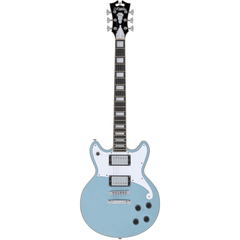 גיטרה חשמלית + נרתיק D'Angelico PREMIER BRIGHTON ICE BLUE METALLIC גיטרה חשמלית + נרתיק D'Angelico PREMIER BRIGHTON ICE BLUE METALLIC – תמונה 1