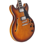 ⁦גיטרה רבע נפח + נרתיק D'Angelico Premier DC DARK ICED TEA BURST⁩ – תמונה ⁦2⁩