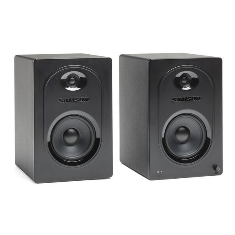 זוג מוניטורים לאולפן SAMSON MediaOne M50 Powered Studio Monitor זוג מוניטורים לאולפן SAMSON MediaOne M50 Powered Studio Monitor – תמונה 1