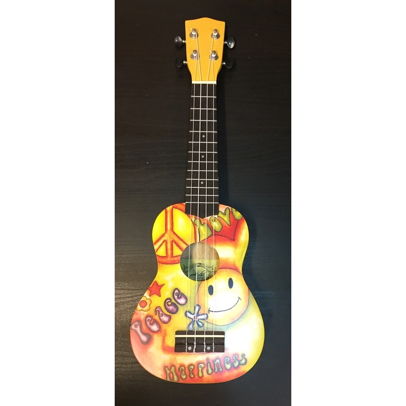 יוקללה סופרן UK-300XL ALOHA peace & love יוקללה סופרן UK-300XL ALOHA peace & love – תמונה 1