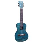 יוקללה סופרן כולל נרתיק בצבע כחול LEHO MLUS-XM-BS FLAME MAPLE Blue Sea