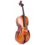 קונטרבס 3/4 קומפלט עם נרתיק וקשת DB-290 LE MANS Flamed Maple Back & Sides