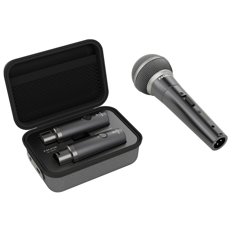מיקרופון אלחוטי עם מתאם NUX B-3RC BUNDLE XLR מיקרופון אלחוטי עם מתאם NUX B-3RC BUNDLE XLR – תמונה 1