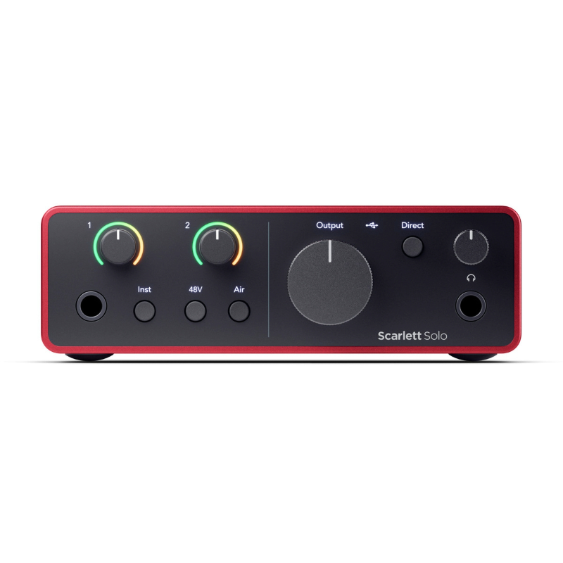 כרטיס קול FOCUSRITE SCARLETT SOLO 4th Gen כרטיס קול FOCUSRITE SCARLETT SOLO 4th Gen – תמונה 1