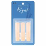 3 עלים לסקסופון אלט מס' 2.0 רויאל – Royal Alto Saxophone 2.0 Reeds 3Pack