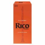 25 עלים לקלרינט-  ריקו מידה 2.5 Rico